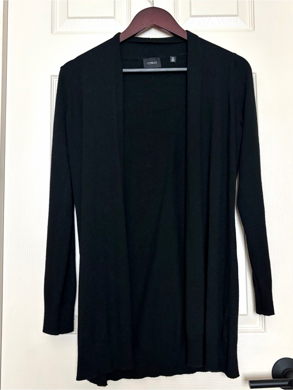Cyrus Black Open-Front Women's Cardigan Sweater